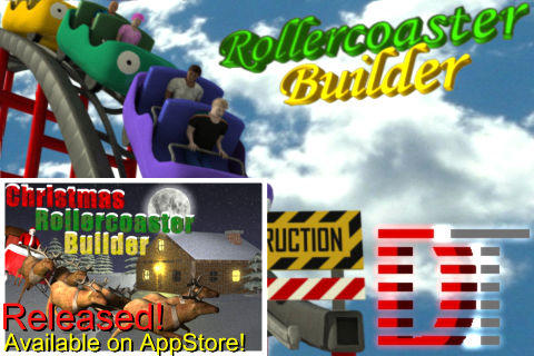 Advanced Rollercoaster Builder Game Screenshot