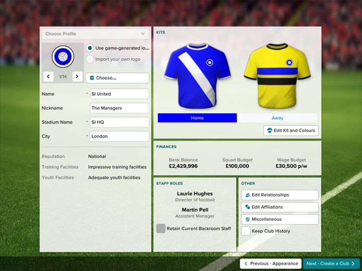 Screenshot 1 of Football Manager Touch 2017 