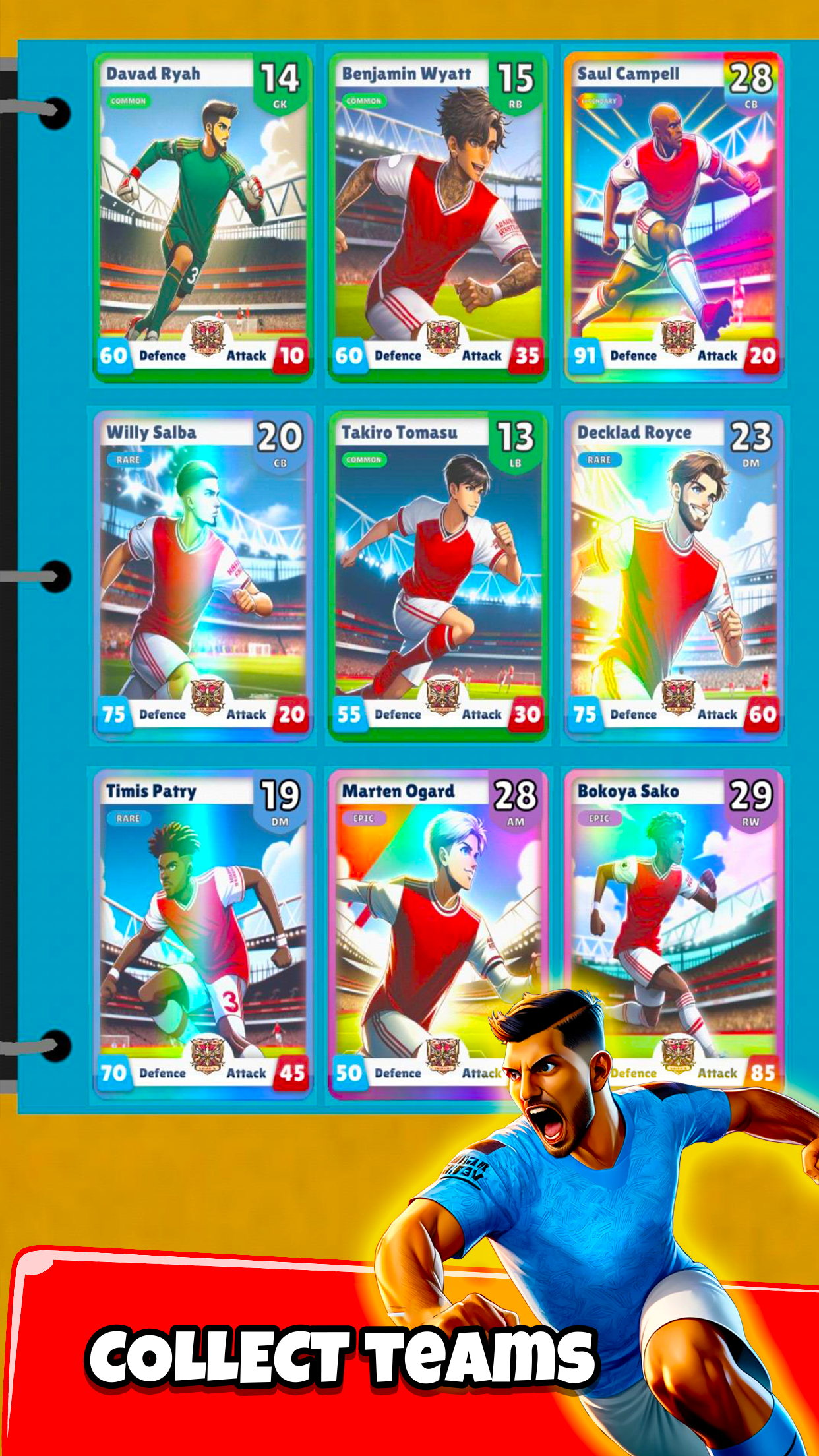 Football Stars: Card Collector Game Screenshot