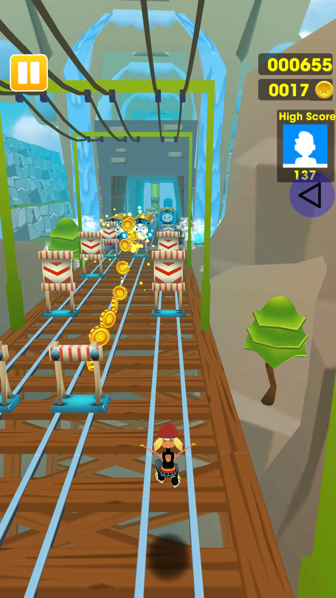 SUBWAY SURFERS RUNNING TOGETHER LEVEL 1 