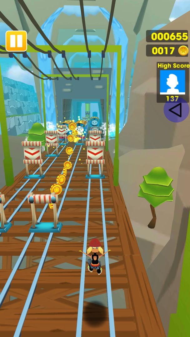 Train Subway Surfers Run 게임 스크린 샷