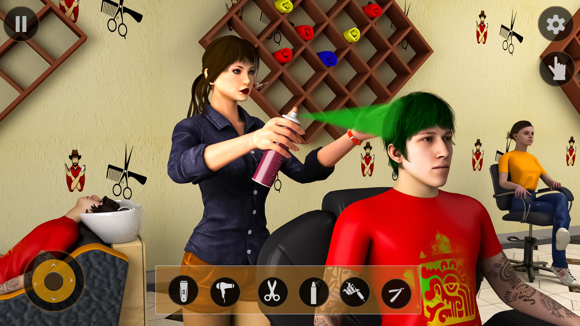 Barber Shop Hair Cut Games 23 android iOS apk download for free-TapTap