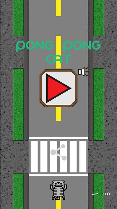 Screenshot 1 of Pong Pong Cat 1.0.9