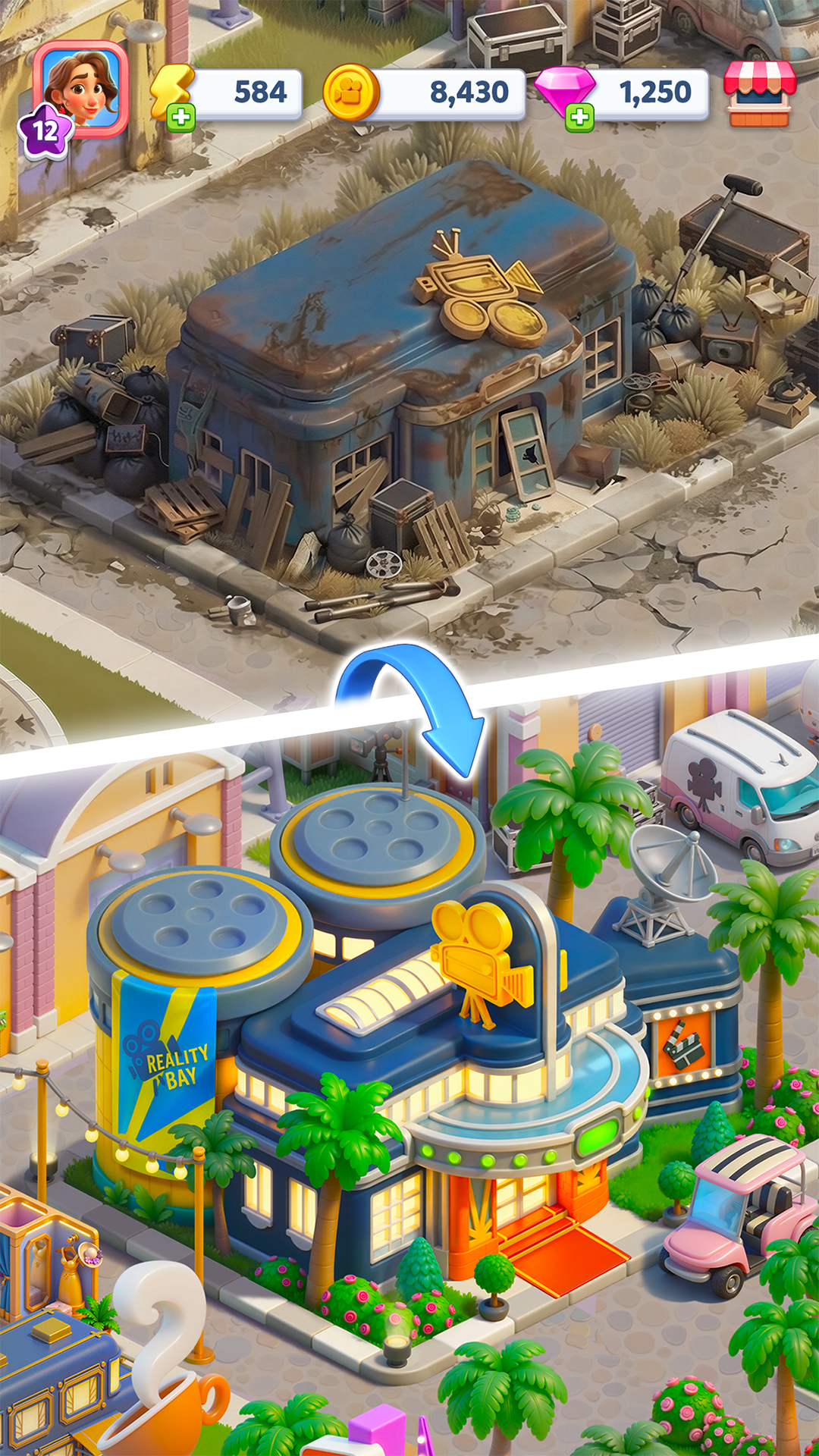 Reality Bay: Merge & Discover Game Screenshot