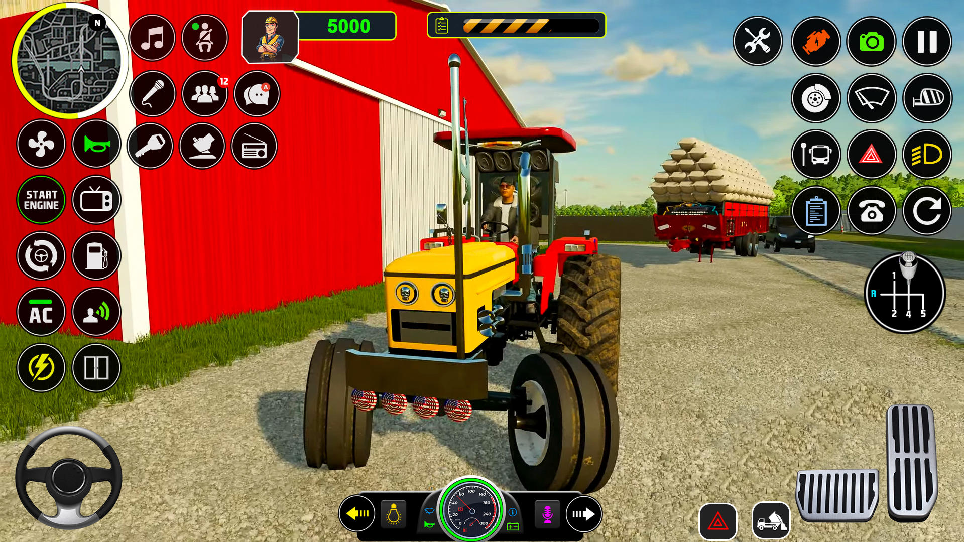 Screenshot of Indian Tractor Farming Games