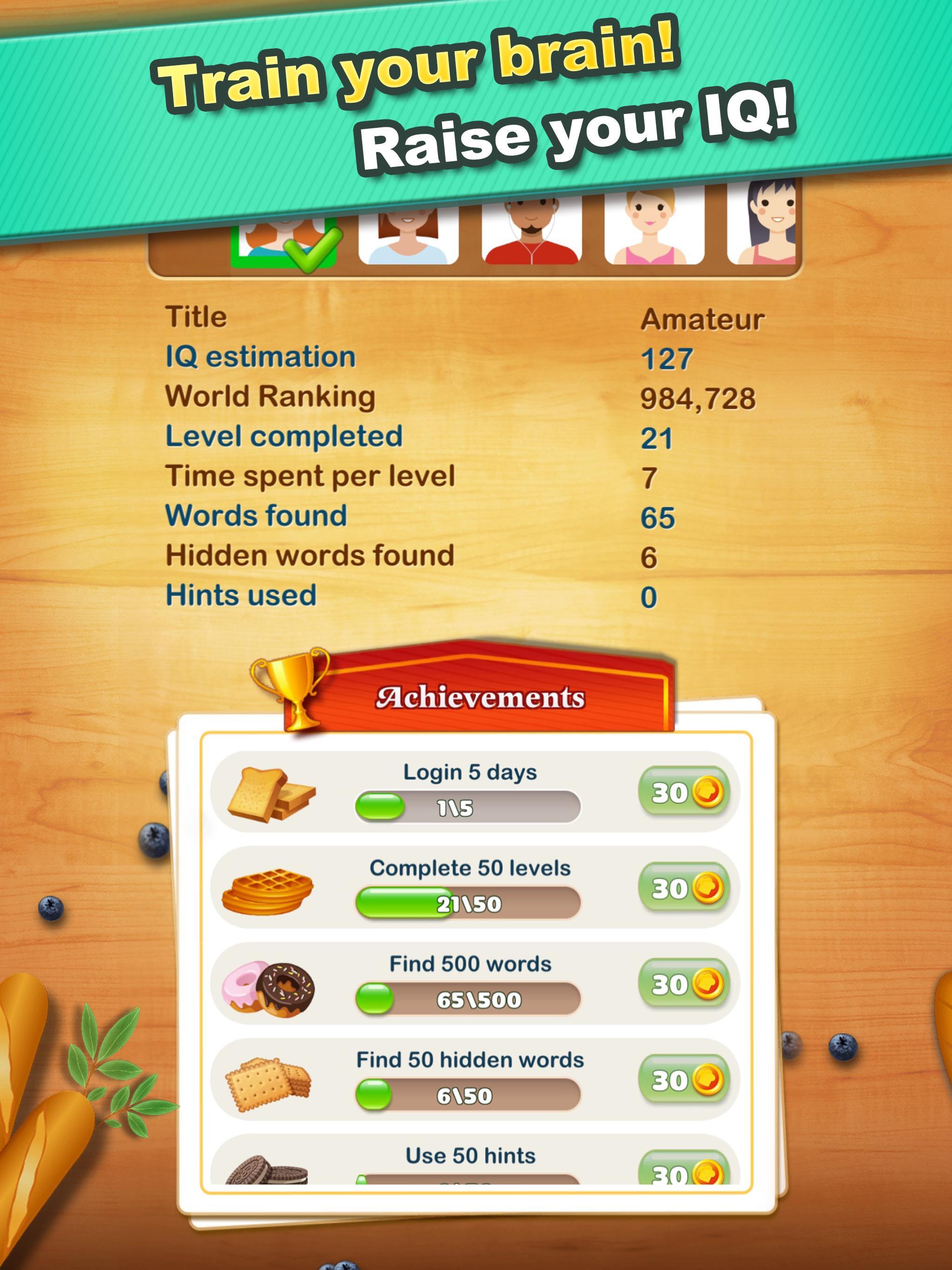 Cuplikan Layar Game Word Puzzle - Cookies Jumble