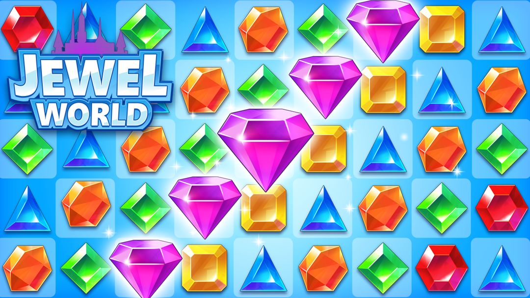 Jewel World - Match 3 Adventure Puzzles 게임 스크린 샷