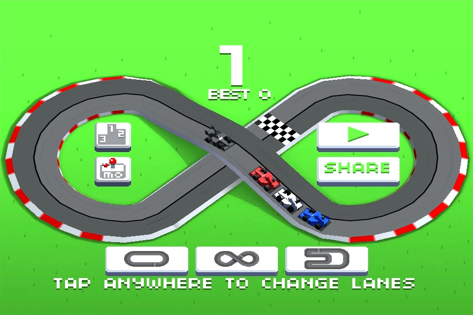 Cuplikan Layar Game Wrong Way Racing