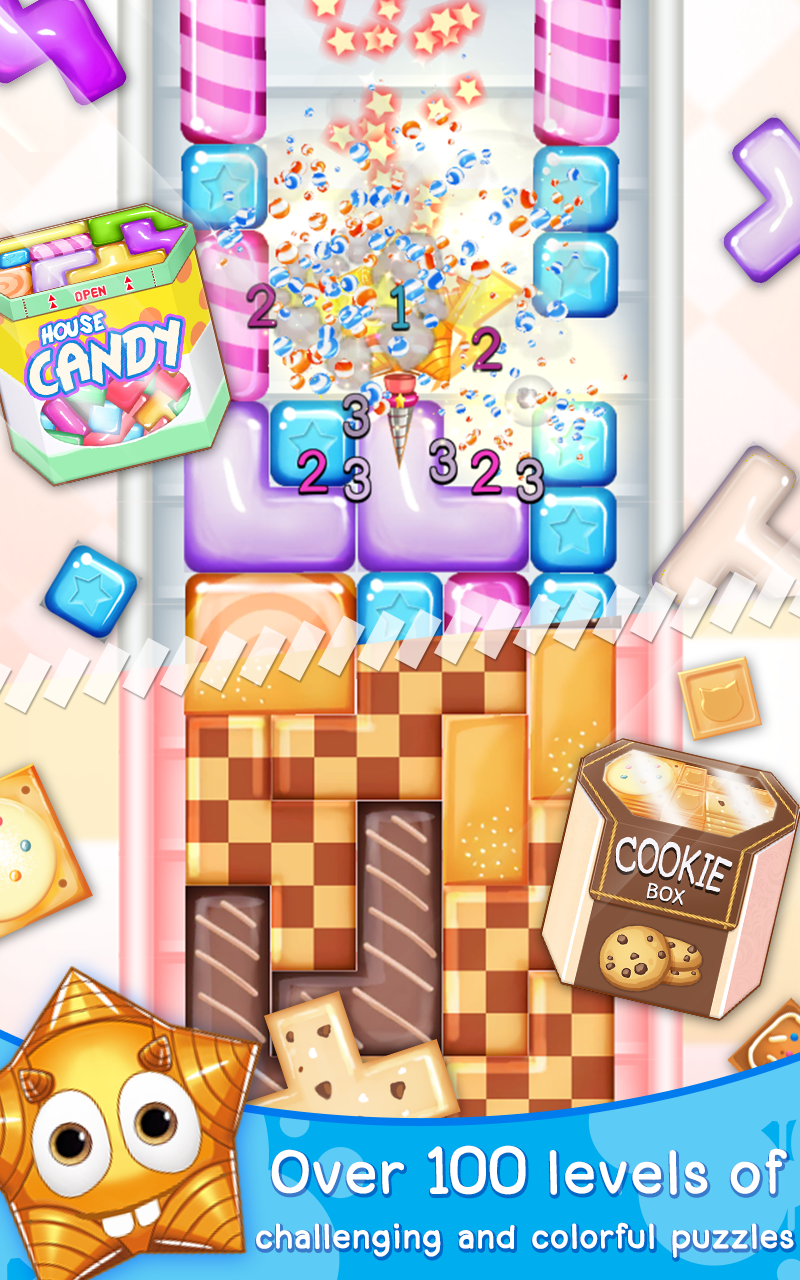 Captura de Tela do Jogo Star Candy - Puzzle Tower