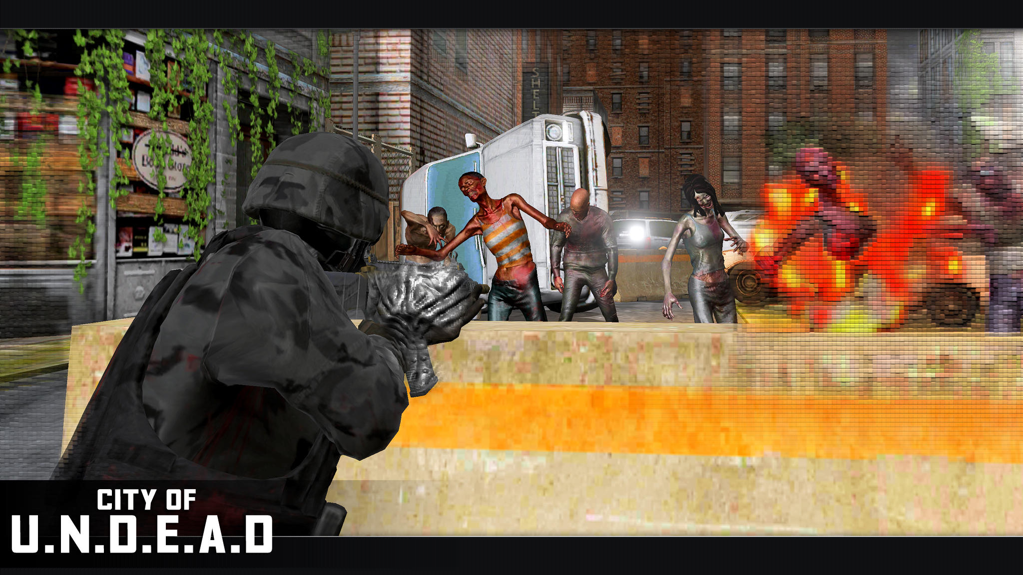 City of U.N.D.E.A.D Zomb Zone Game Screenshot