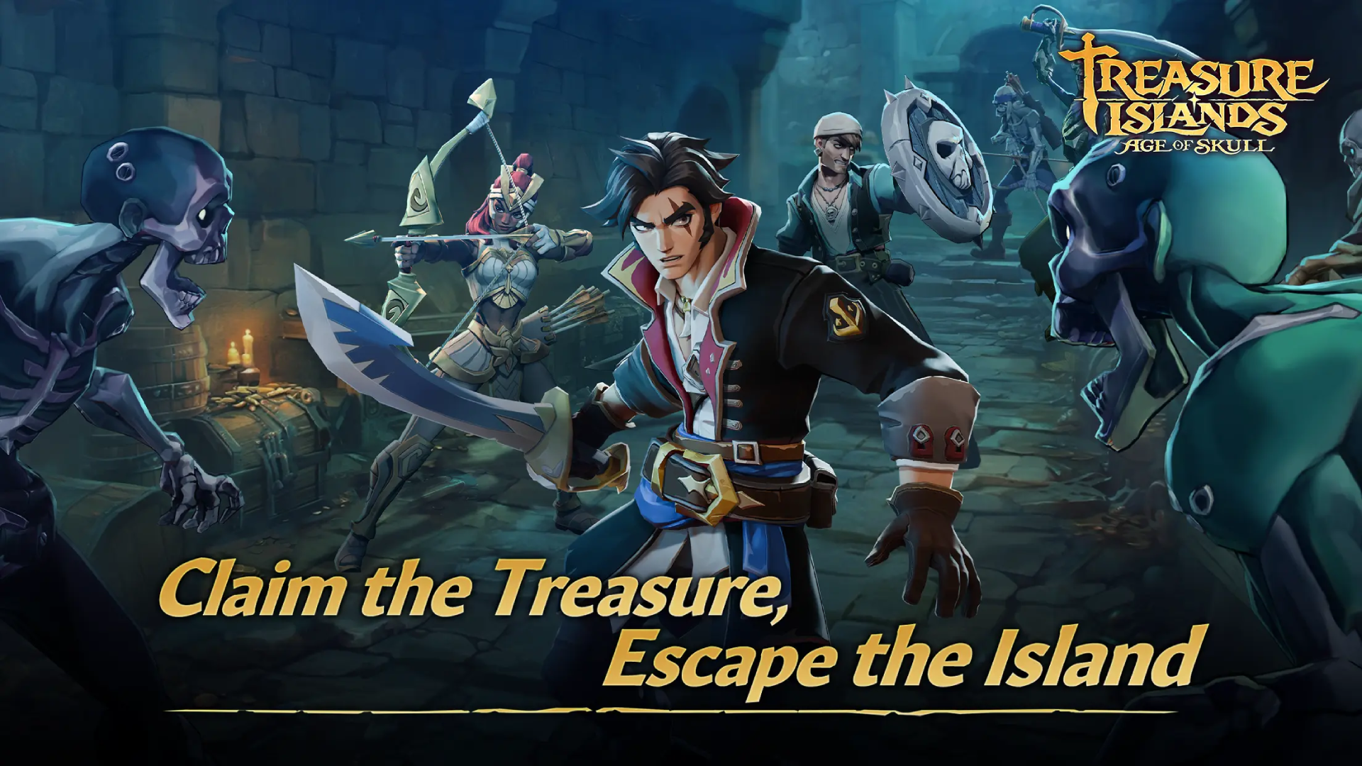 Banner of Treasure Islands: Age of skull 