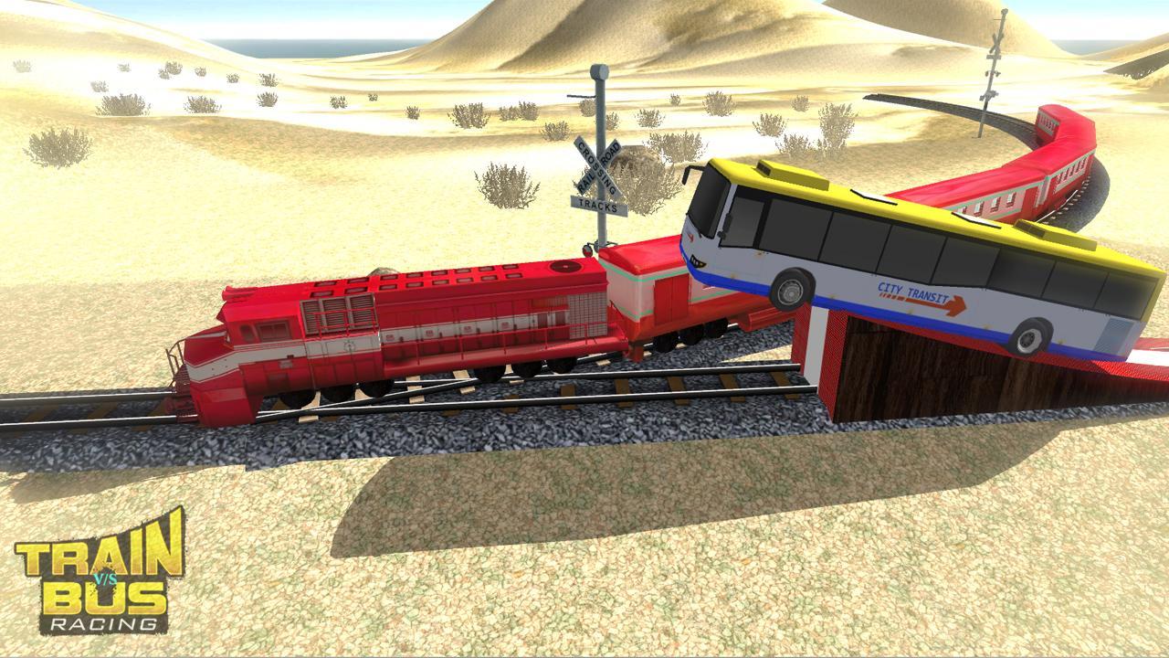 Screenshot of Train Vs Bus Racing