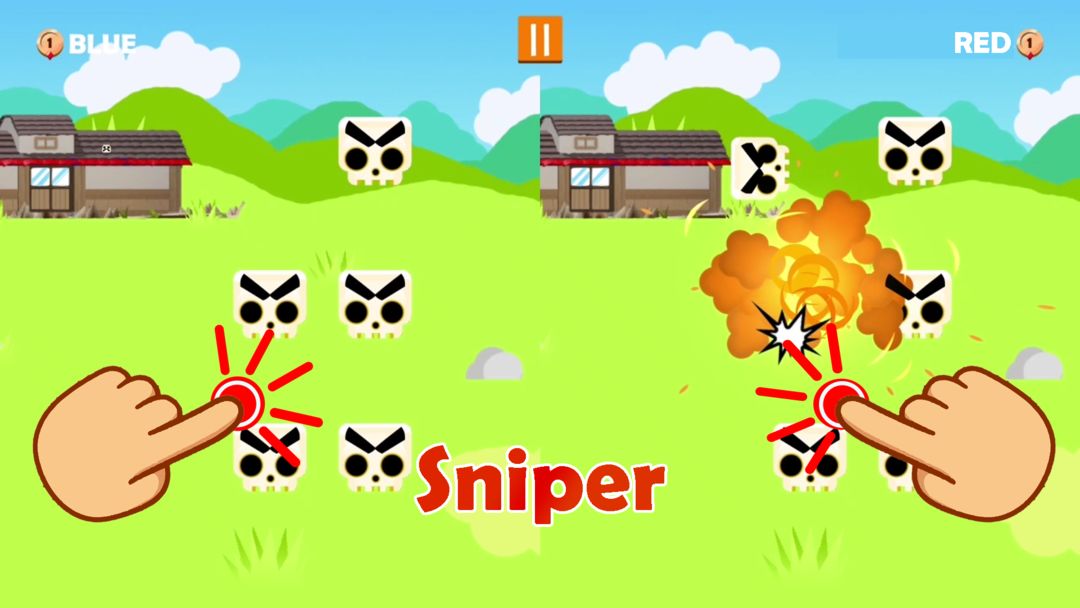 Jumping Ninja Party 2 Player screenshot game