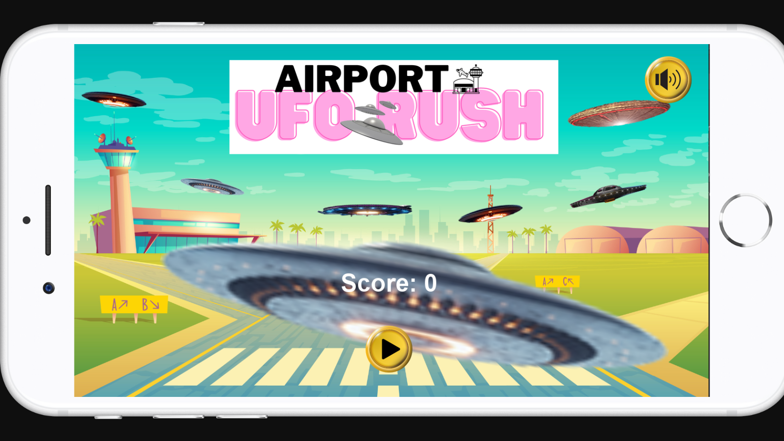 Скриншот игры Airport : UFO Rush