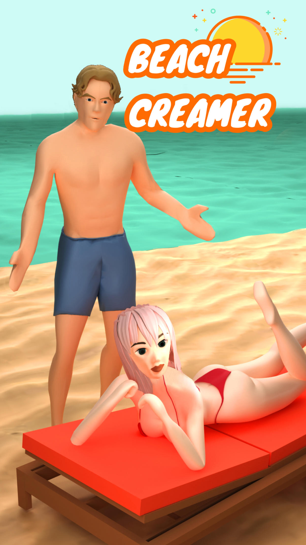 Cuplikan Layar Game Beach Creamer