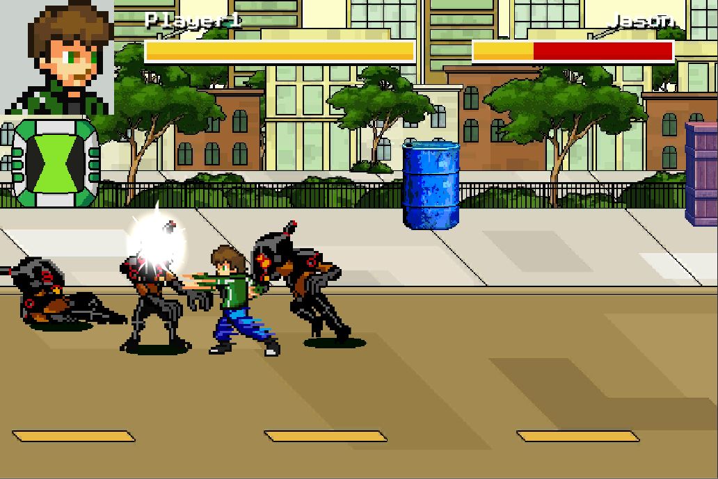 Ben Pixel 10 - Raging Fist ภาพหน้าจอเกม