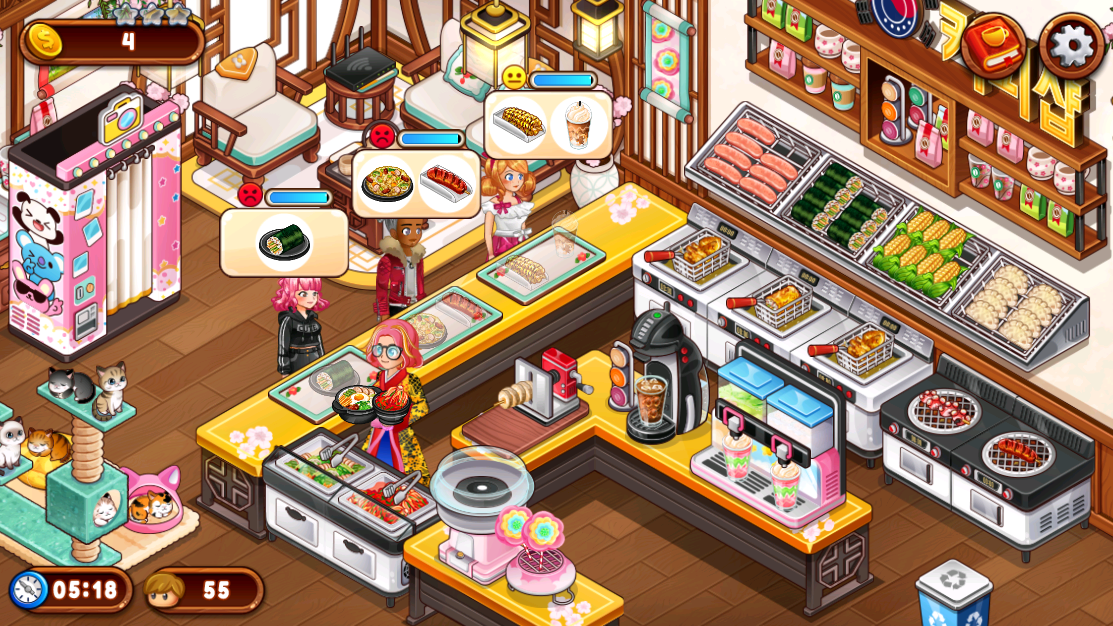 Screenshot 1 of 카페 패닉: 요리게임 식당 1.51.0a