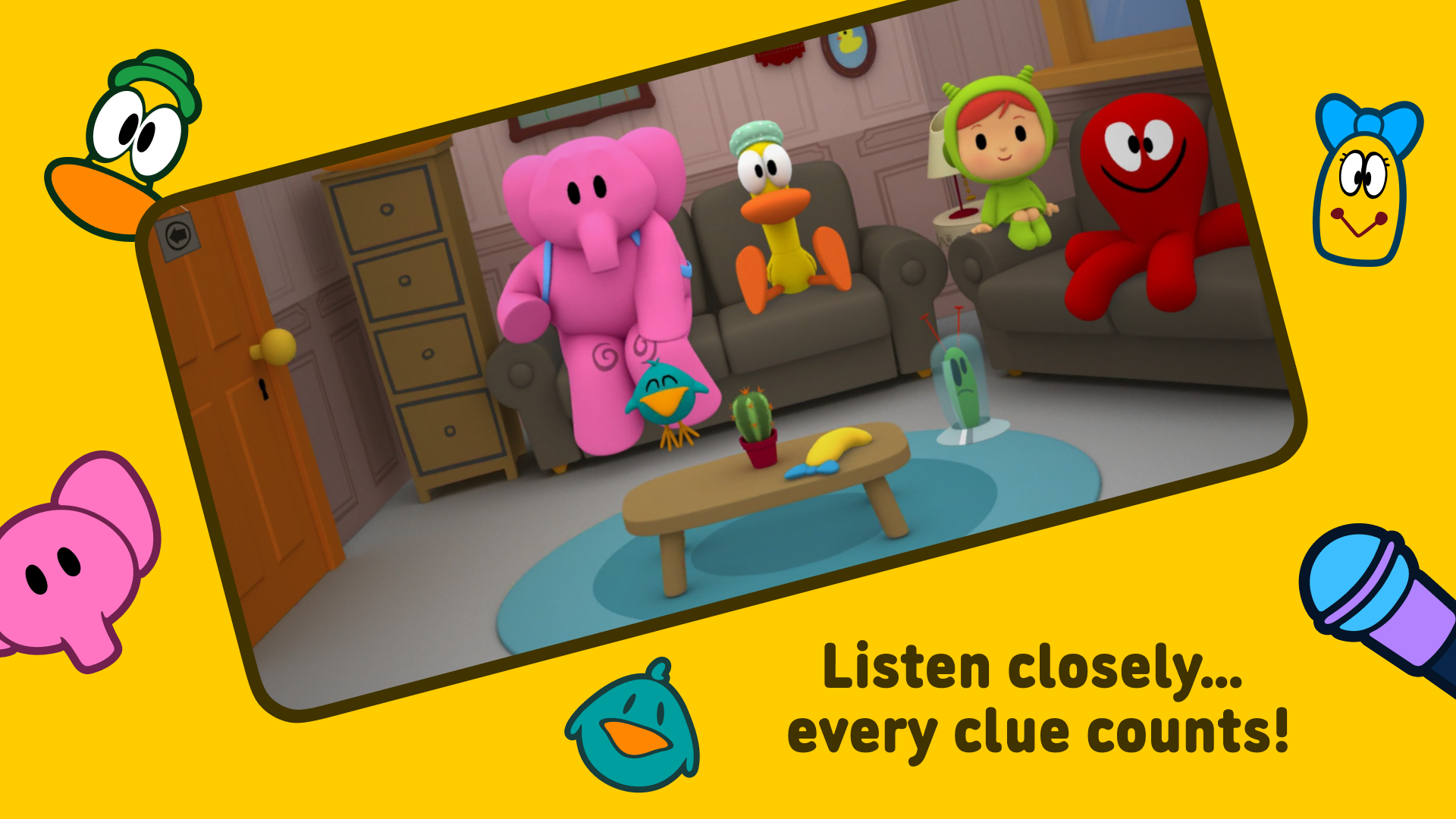 Pocoyo and the Hidden Objects. Game Screenshot