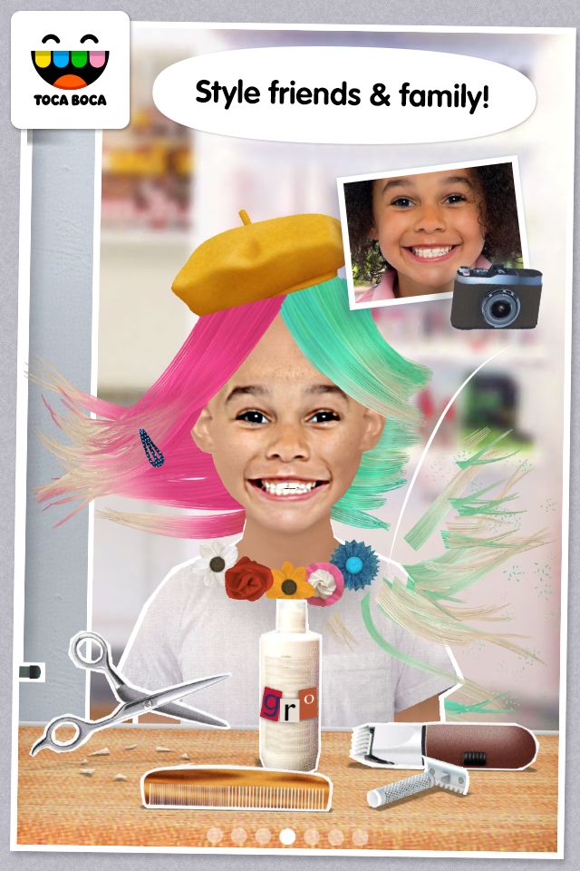 Screenshot of Toca Hair Salon Me