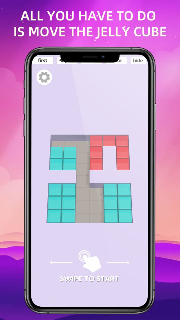 Screenshot of Jelly Puzzle Merge - Free Color Cube Match Games