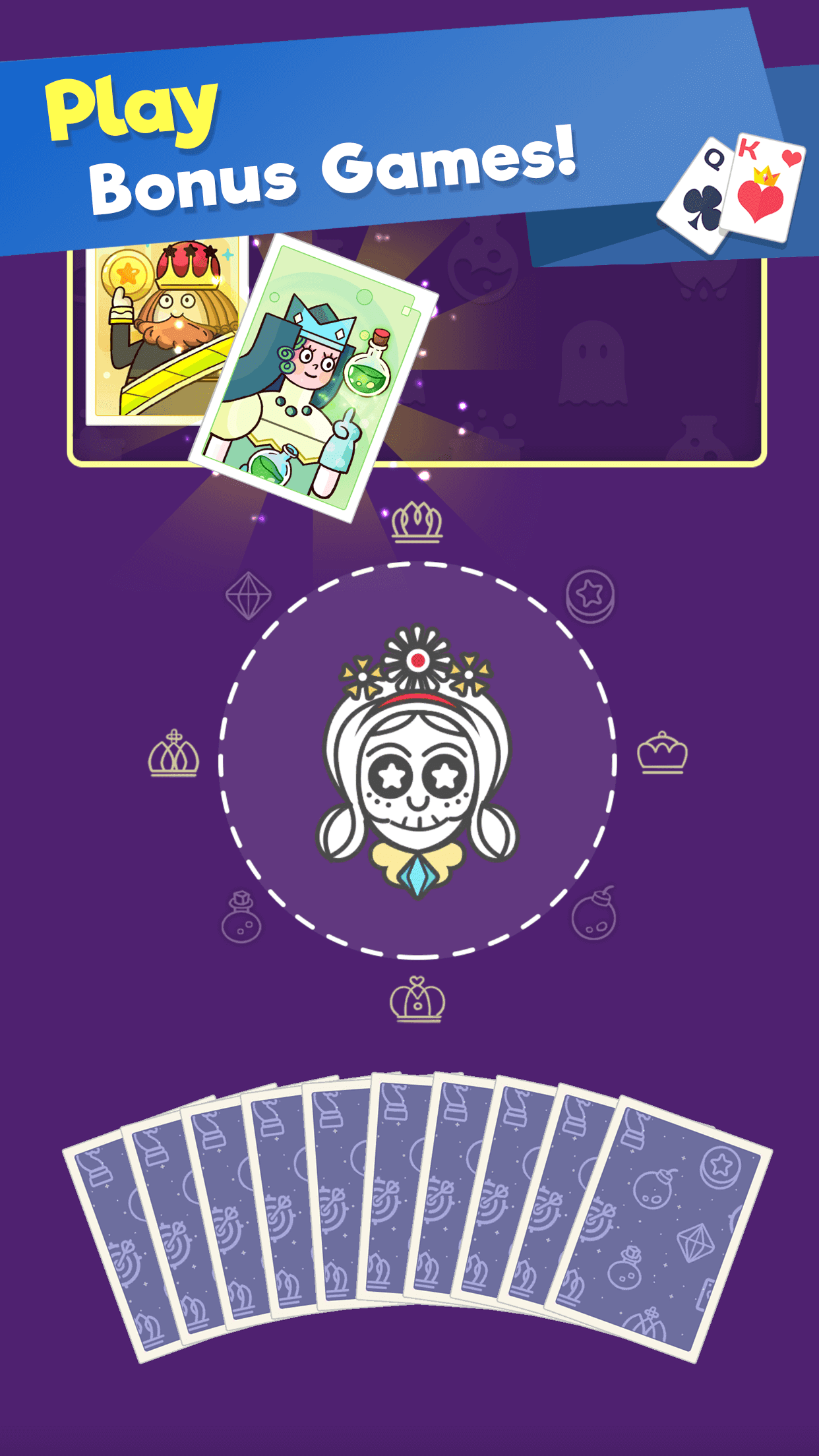 Theme Solitaire: Tripeaks Game Game Screenshot