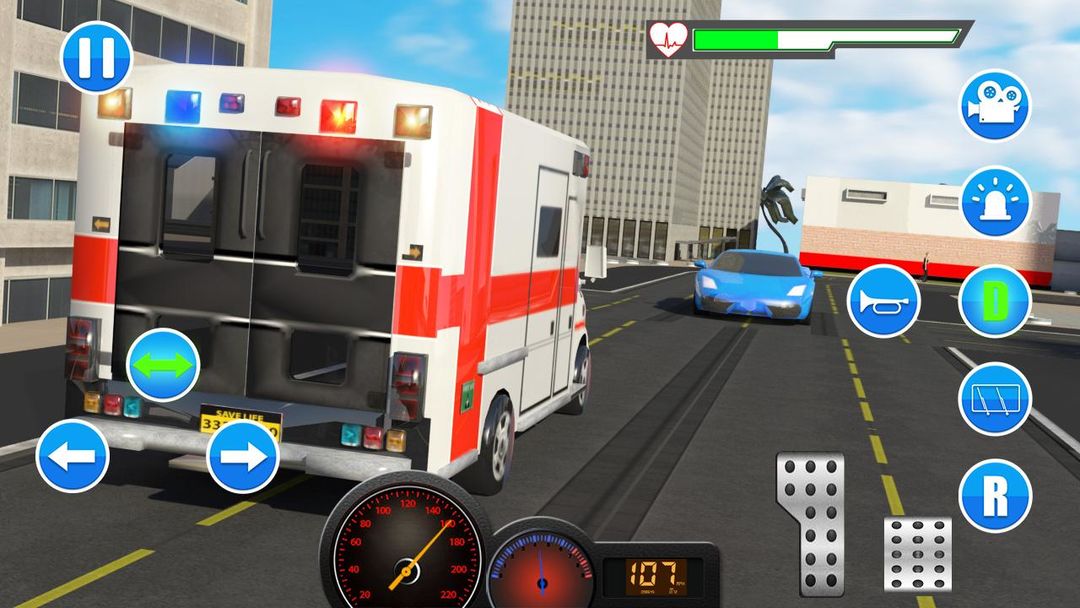 Ambulance Rescue Simulator 2018遊戲截圖