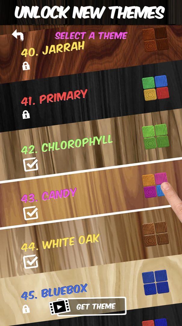 Screenshot of Woodblox Puzzle Wooden Blocks