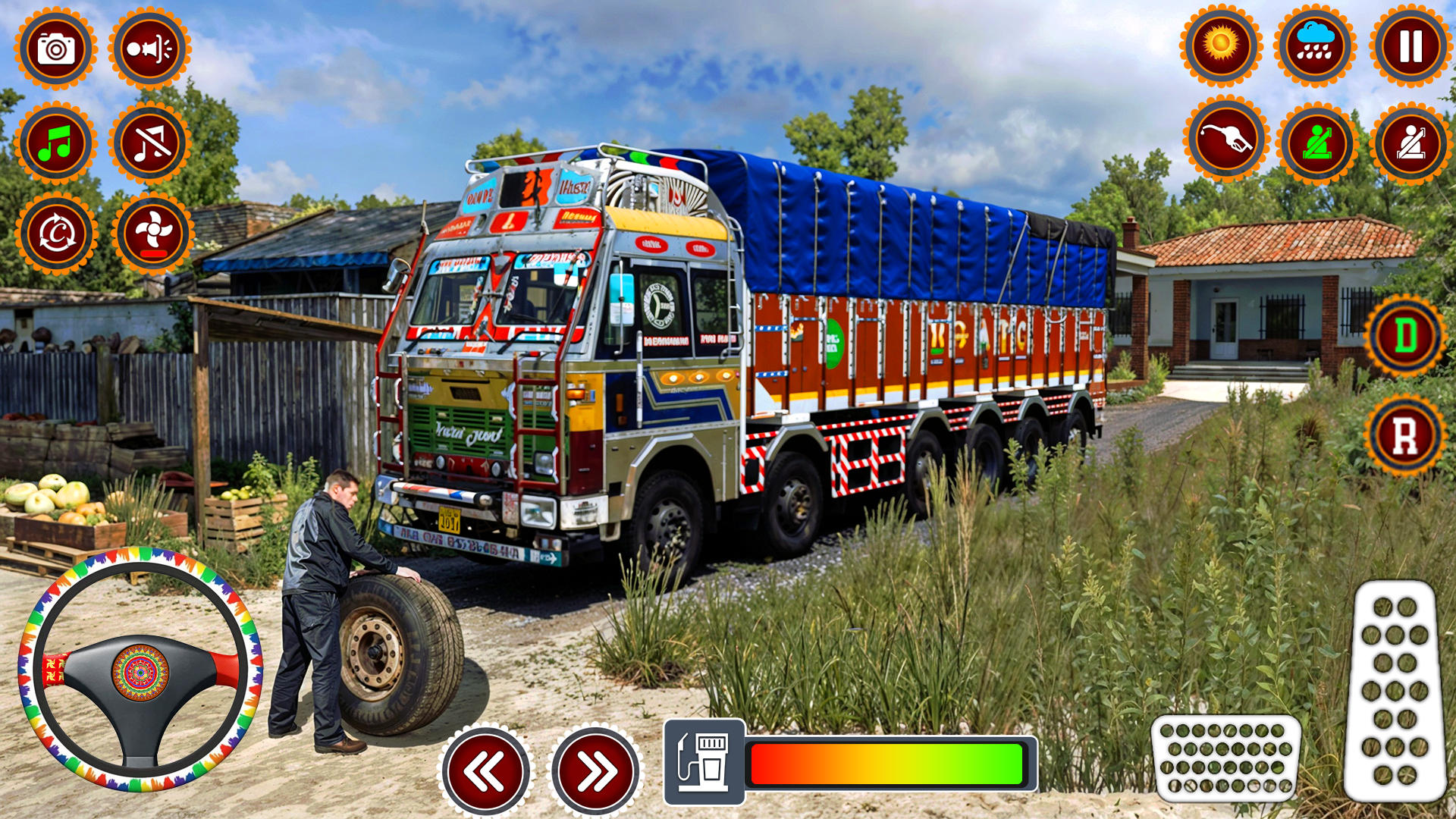 Offroad Indian Truck Game Game Screenshot