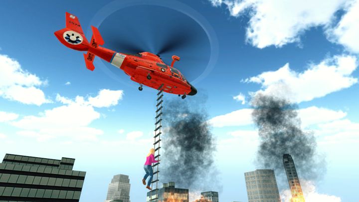Screenshot 1 of Симулятор полицейского вертолета 2.0