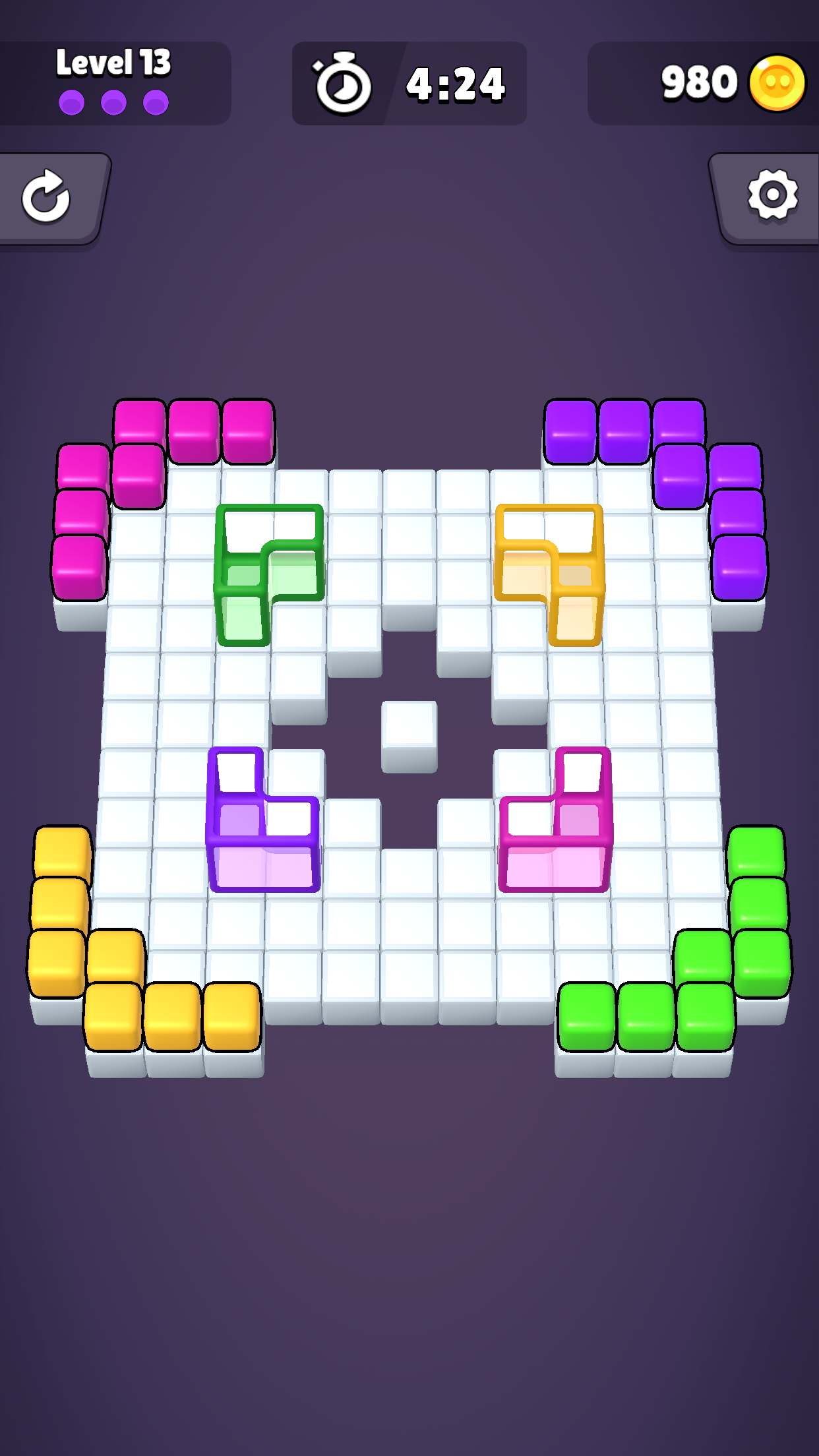 Basket Maze Game Screenshot