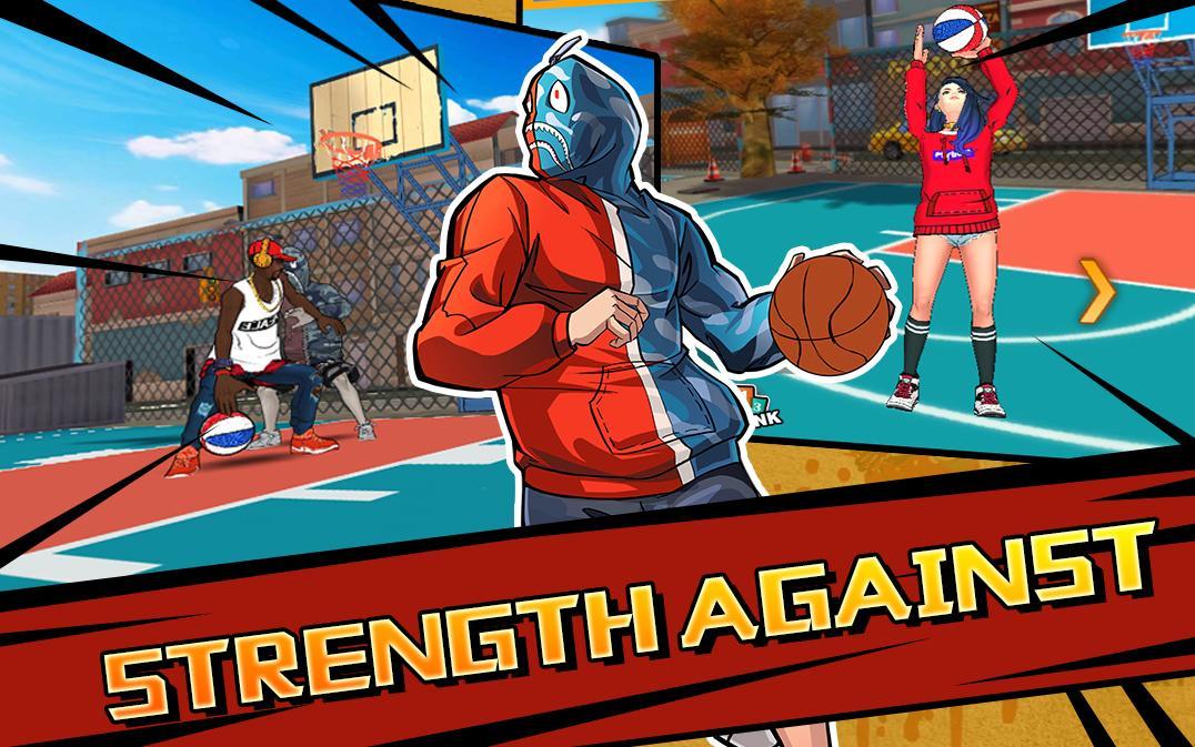 Street Dunk 3 x 3 Basketball ภาพหน้าจอเกม