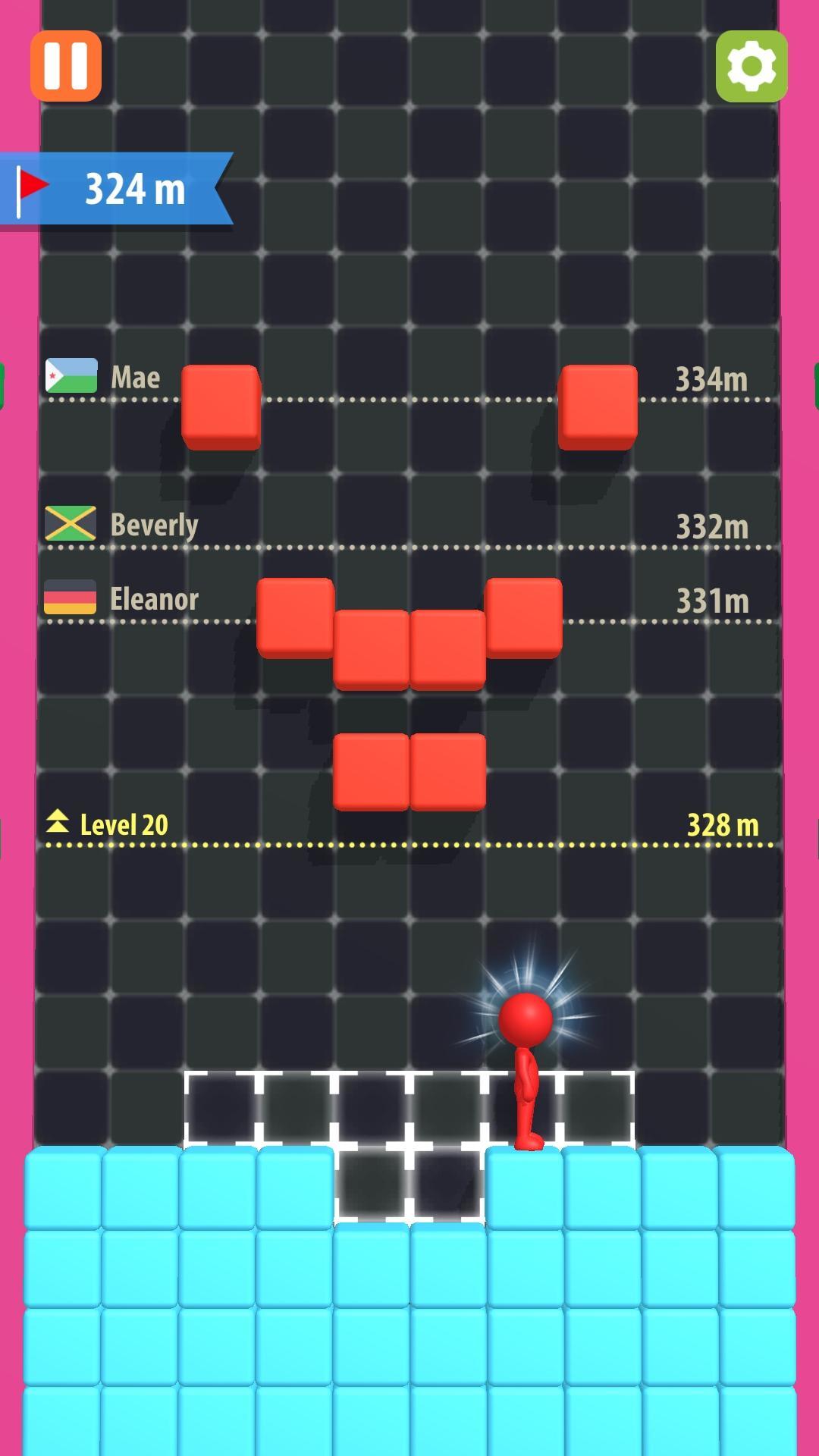 Avoid Blocks-Tetris Game Game Screenshot