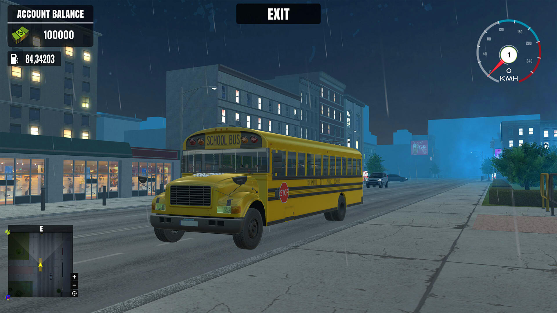 Captura de Tela do Jogo School Bus Driving Simulator