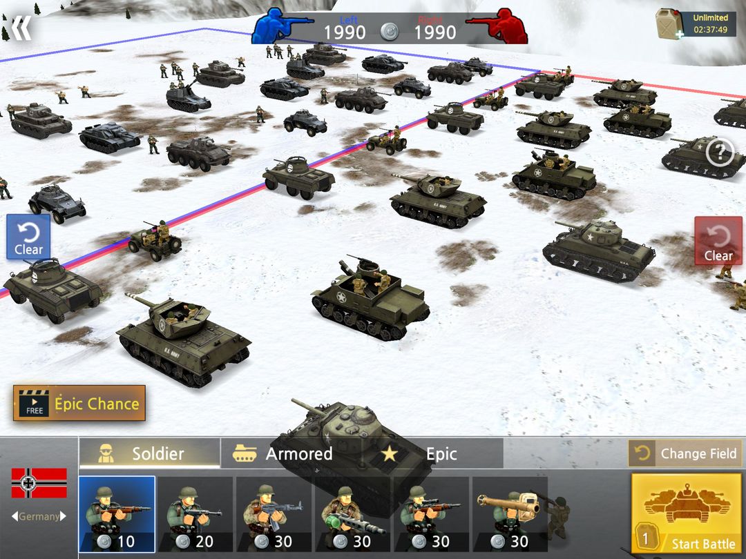 WW2 Battle Front Simulator ภาพหน้าจอเกม