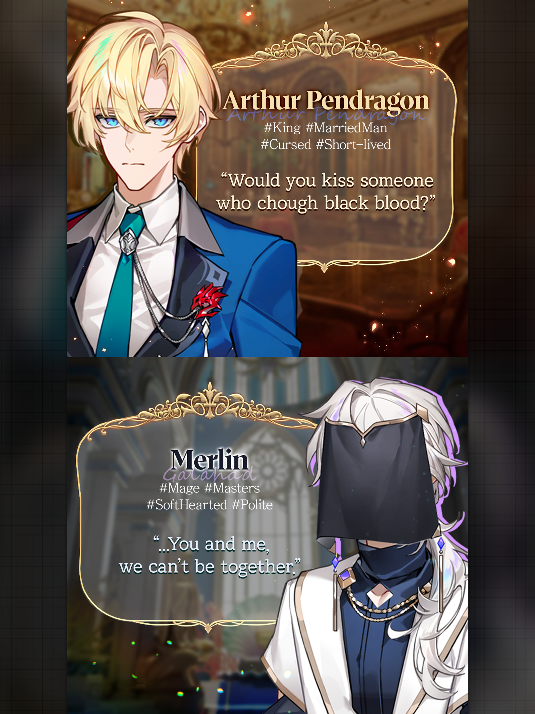 Secret Kiss with Knight: Otome Game Screenshot