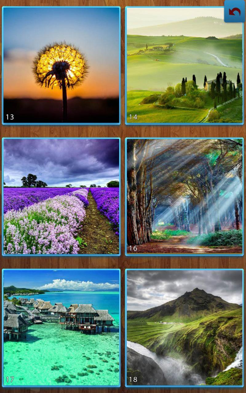 Nature Jigsaw Puzzles Game Screenshot