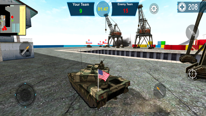 Soldier and Tank Game Game Screenshot