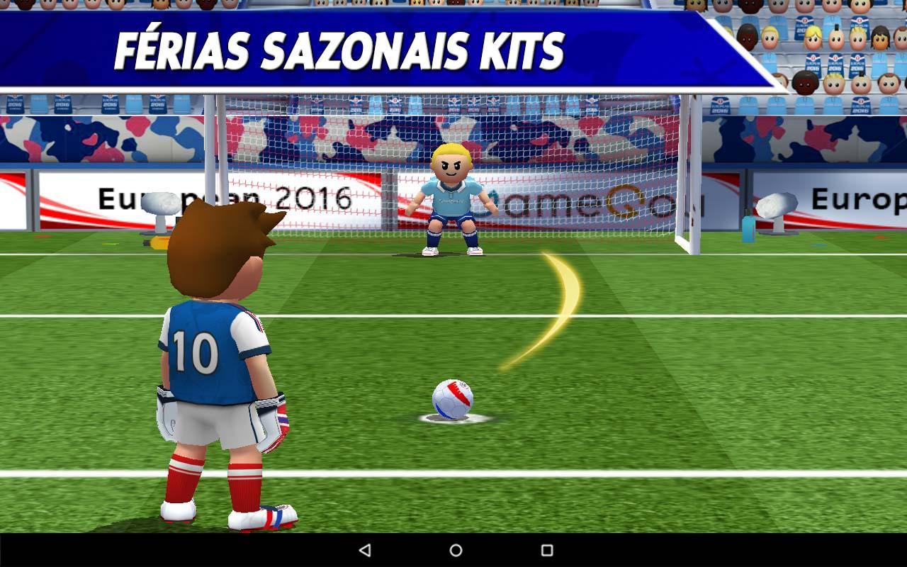 Captura de Tela do Jogo Perfect Kick - futebol