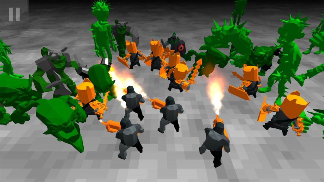 Zombie Battle Simulator ภาพหน้าจอเกม