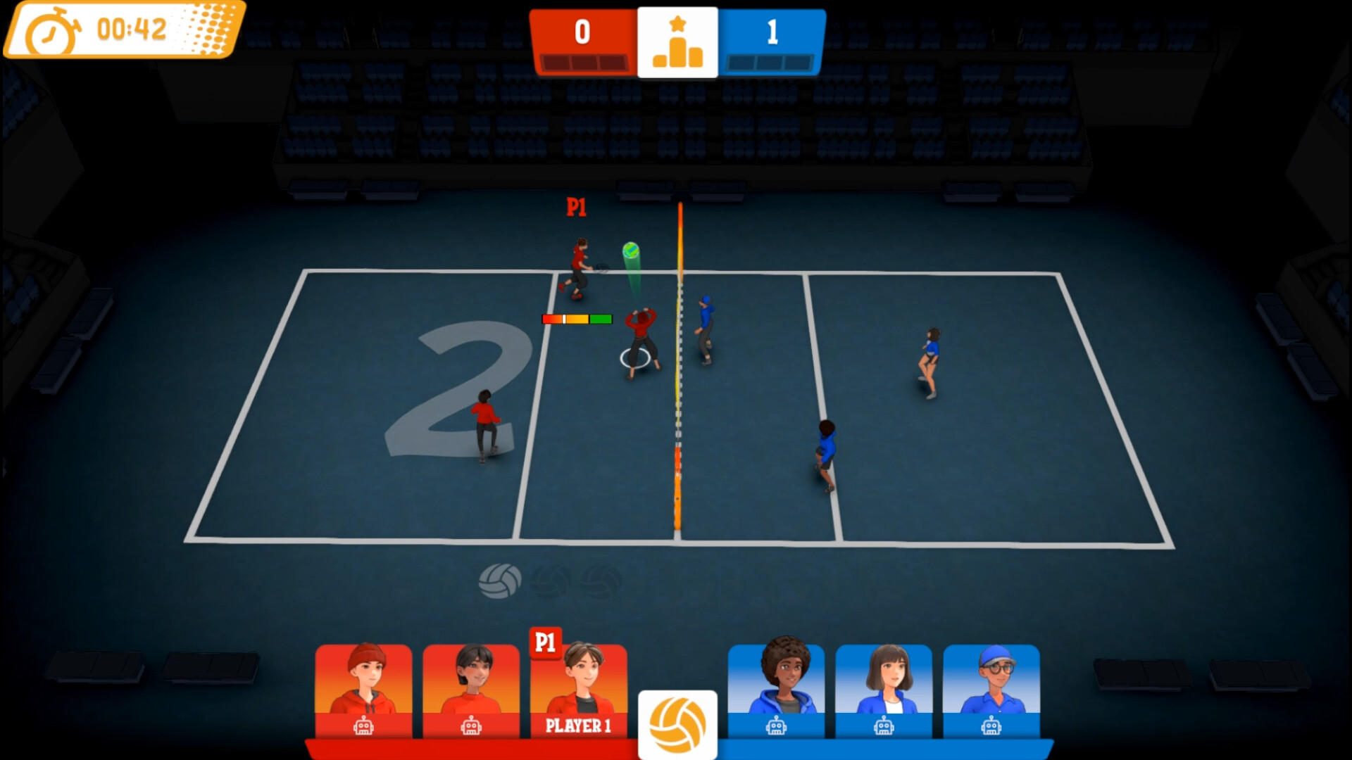 VolleySmash Game Screenshot