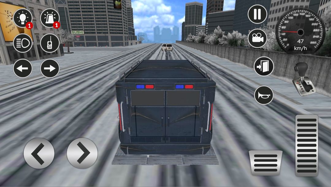 Screenshot of US Armored Police Truck Drive: Car Games 2021