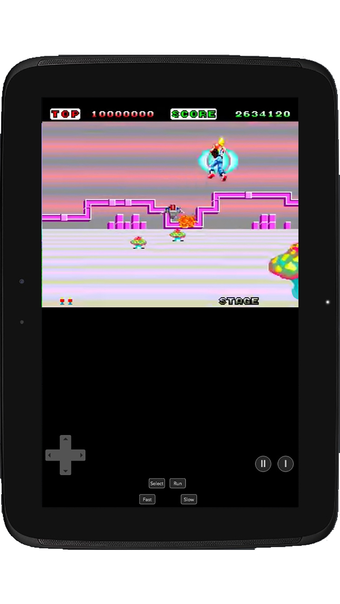 Space Harrier PCE Game Screenshot