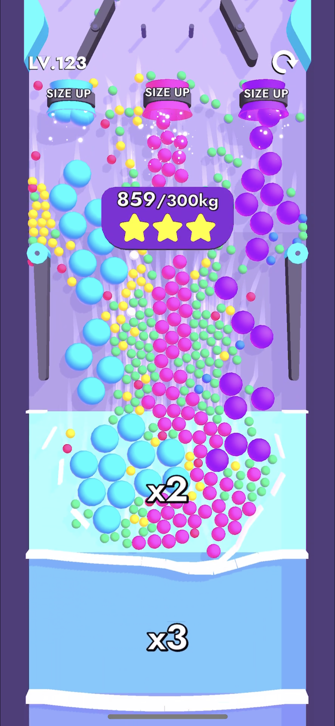 Screenshot of Pop and Pour - Sparkling candy