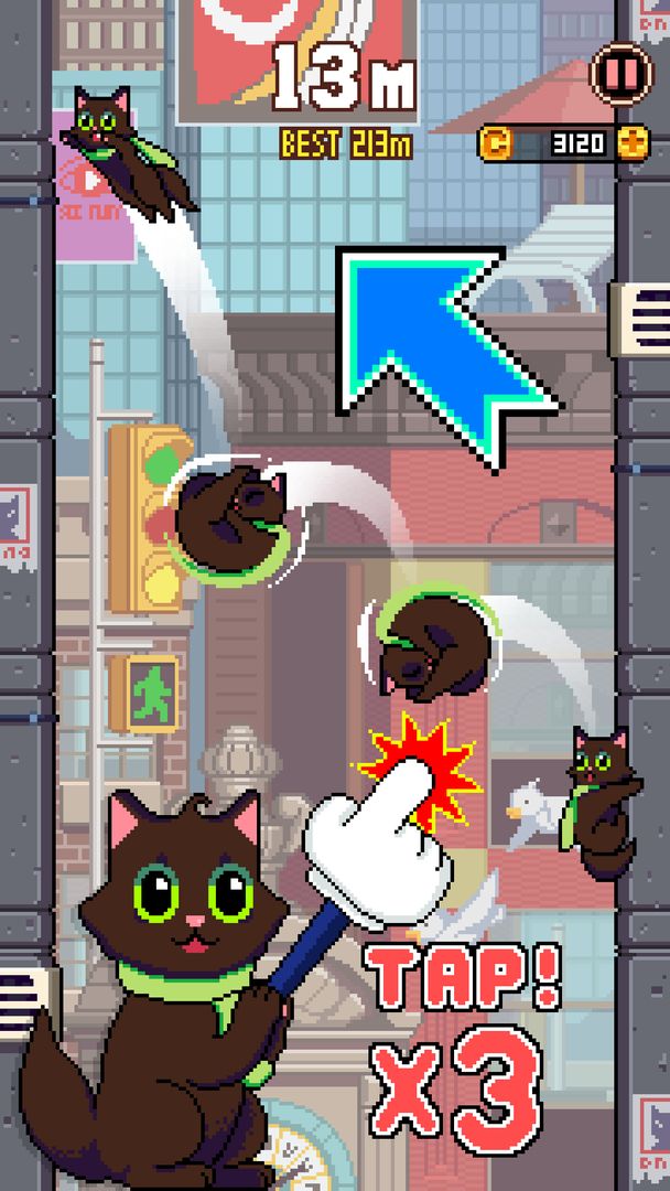 Screenshot of Cat Jump