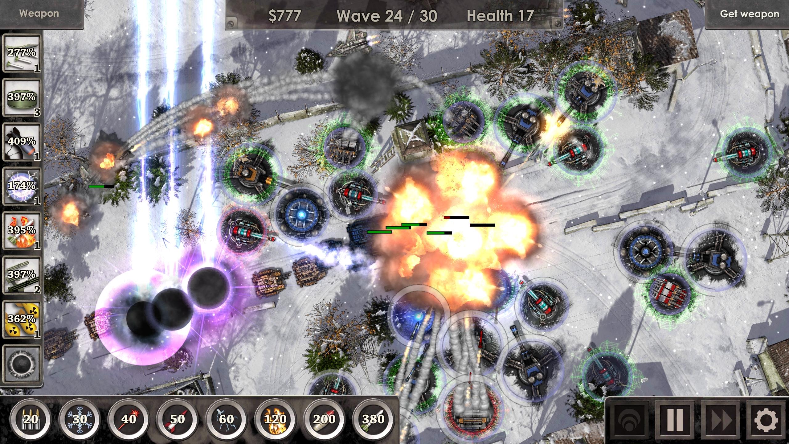 Defense Zone 3 Ultra HD Game Screenshot