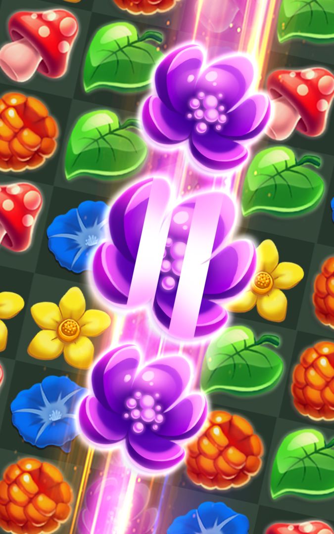 Flower Power Match ภาพหน้าจอเกม