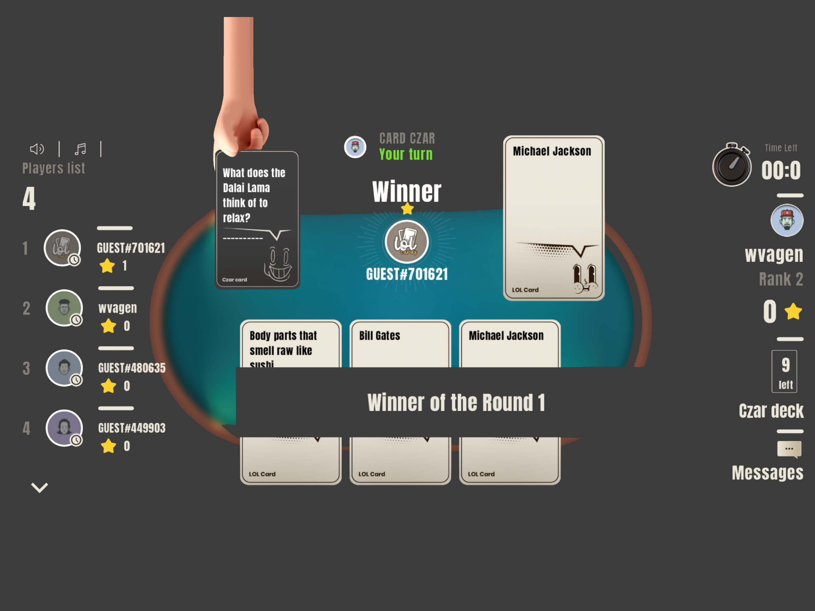 Cuplikan Layar Game LOL Cards