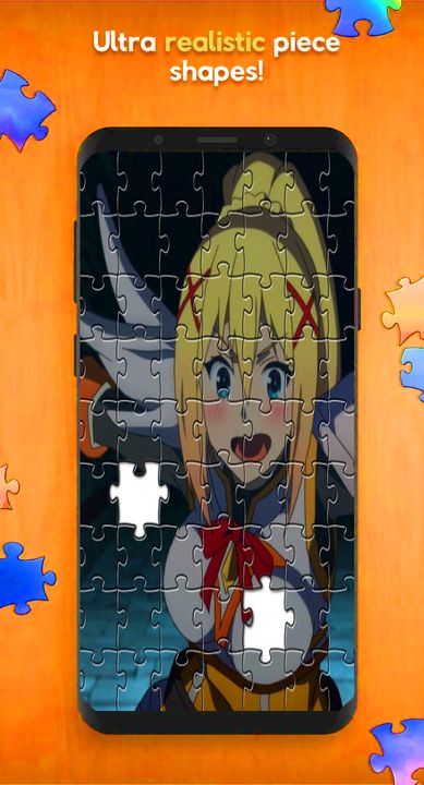Konosuba Jigsaw Puzzle Game Screenshot