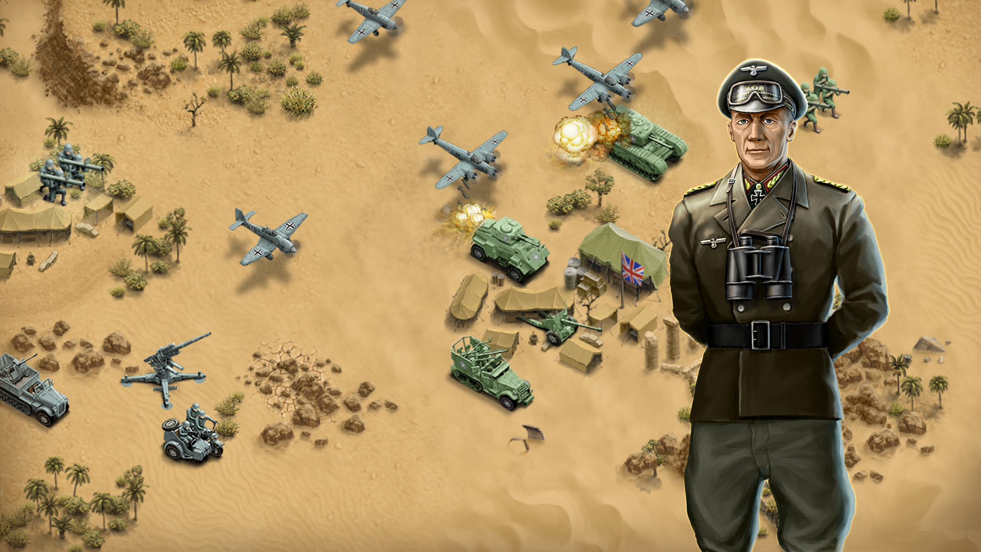 1943 Deadly Desert 게임 스크린 샷