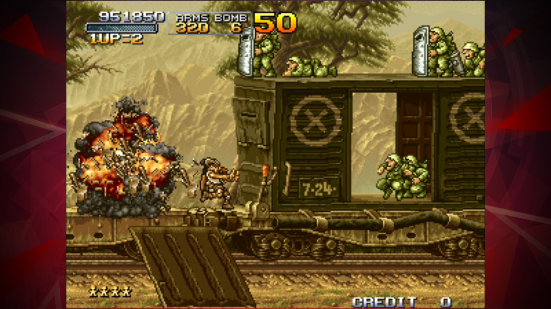 METAL SLUG 2 ACA NEOGEO Game Screenshot